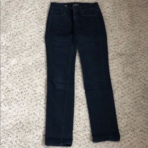 LOFT dark denim jeans